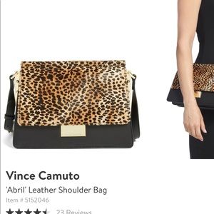 Vince Camuto Leopard Shoulder Bag